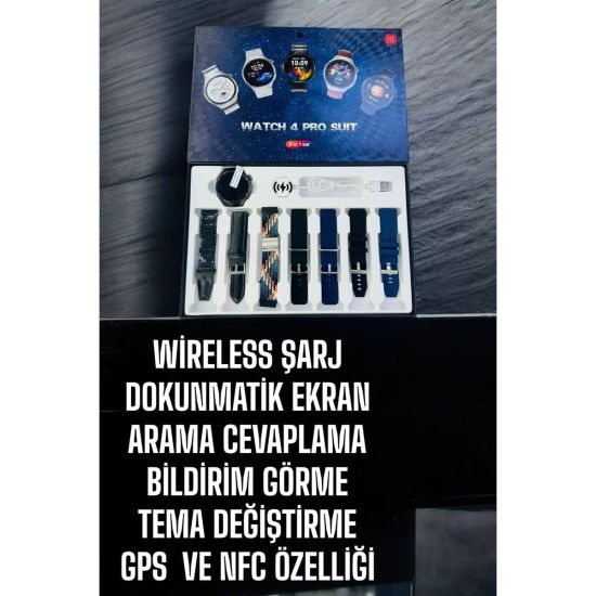 Akıllı Saat 7 Kordonlu Yeni Nesil Arama Cevaplayan Çok Fonksiyonlu