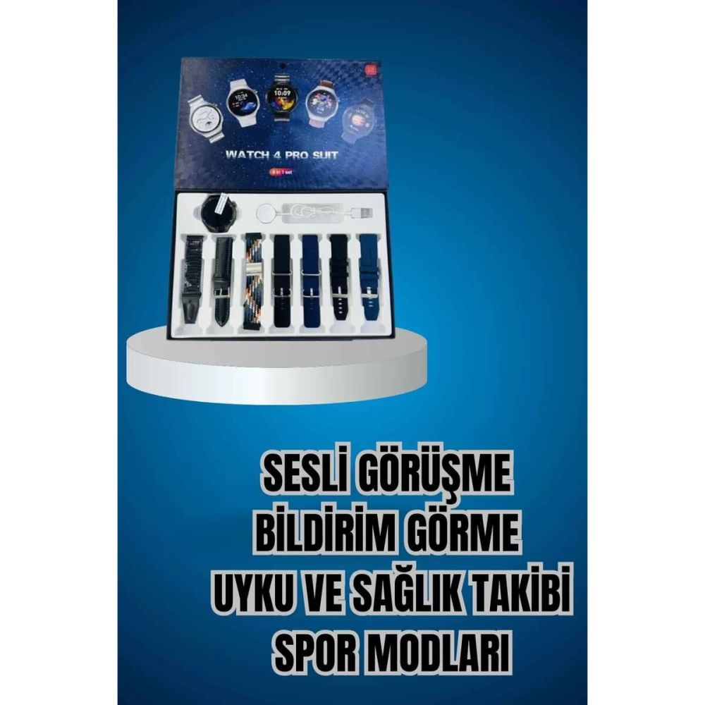 Ucuz Kaliteli Yeni Nesil 7 Kordonlu Akıllı Saat ve Kablosuz Bluetooth 