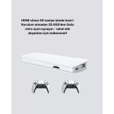3D Çift Oyun Kollu 4K HD Ekran Nostaljik 20.000 Oyunlu Beyaz Game Box