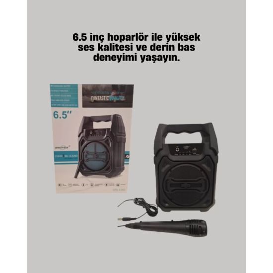 Taşınabilir Şarjlı Hoparlör – Bluetooth TWS ve Uzun Pil Ömrü