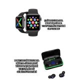 Ucuz ve Kaliteli Kulaklıklı Saat Seti Bluetooth Bağlantılı Akıllı Saat