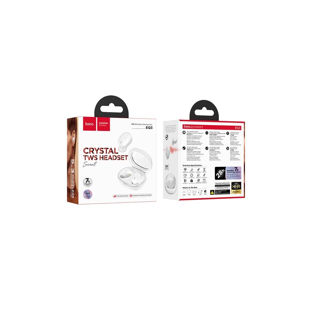 HOCO EQ3 TWS Kablosuz Bluetooth 5.3 Kulakiçi Kulaklık