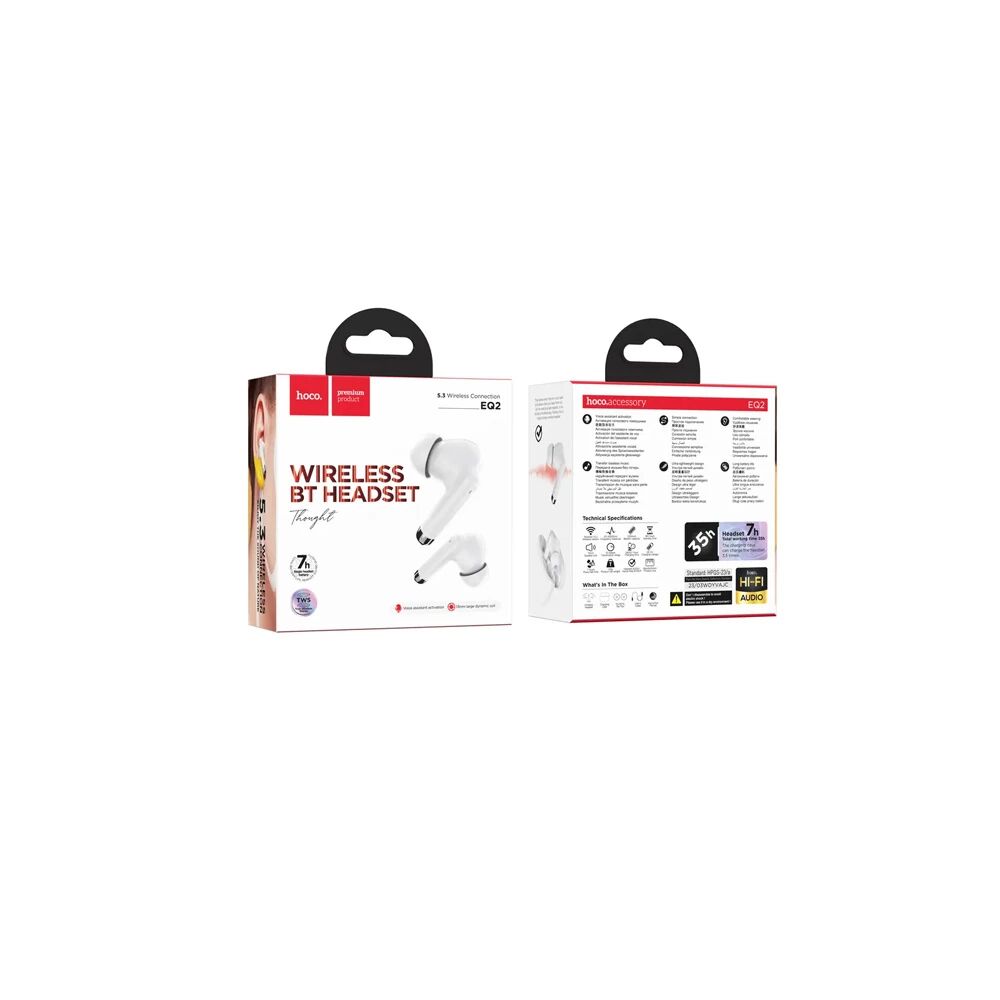 HOCO EQ2 TWS Kablosuz Bluetooth 5.3 Kulakiçi Kulaklık