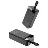 Taşınabilir Powerbank 50.000 mAh 4 Girişli Hızlı Şarj Led Göstergeli F