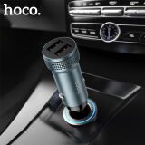 HOCO Z49 Çift USB Girişli Araç Şarj Başlık + USB To iPhone Lightning K