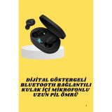 Bluetooth Kulaklık Dijital Göstergeli Yüksek Ses Kaliteli Uzun Pil Ömr