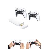 4K HD Görüntü Kaliteli Retro Game Stick 20000 Oyunlu Çift Kollu Beyaz 