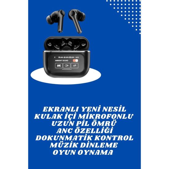 Ekranlı Yeni Nesil Pro Kulaklık ve Akıllı Saat Kampanyası Kulak İçi Mi