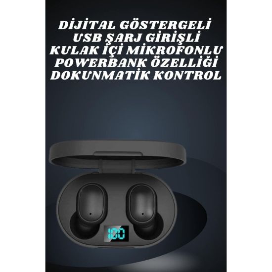 Çift Kulaklık Kampanyası Dokunmatik Kontrol Kulak İçi Yüksek Ses Kalit
