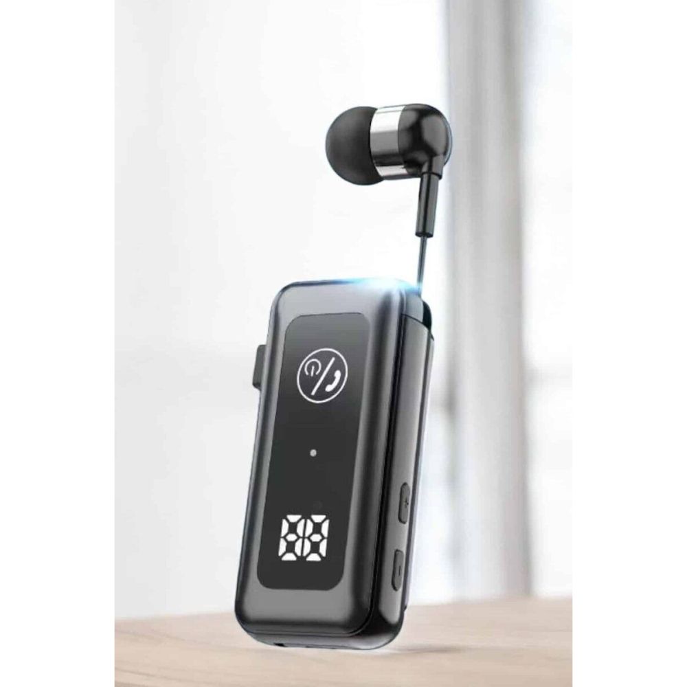 Makaralı Bluetooth Kulaklık Kulak İçi Dijital Göstergeli Yüksek Ses Ka