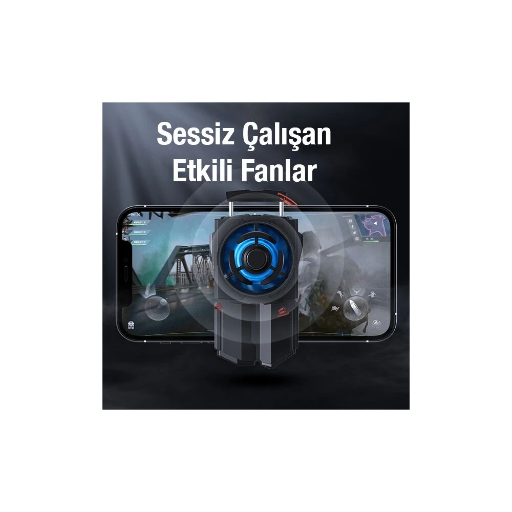 MEMO DL-A5 Cep Telefonu Soğutma Fanı Gamer Oyuncu Radyatör Soğutucu