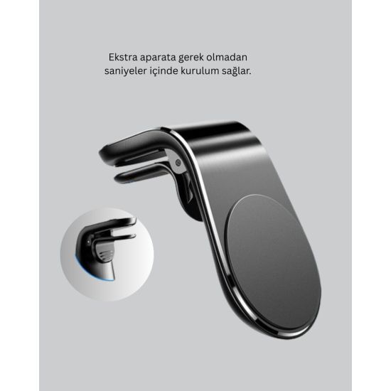 Kalorifer Izgaralı Manyetik Telefon Tutucu – Sarsıntı Geçirmez