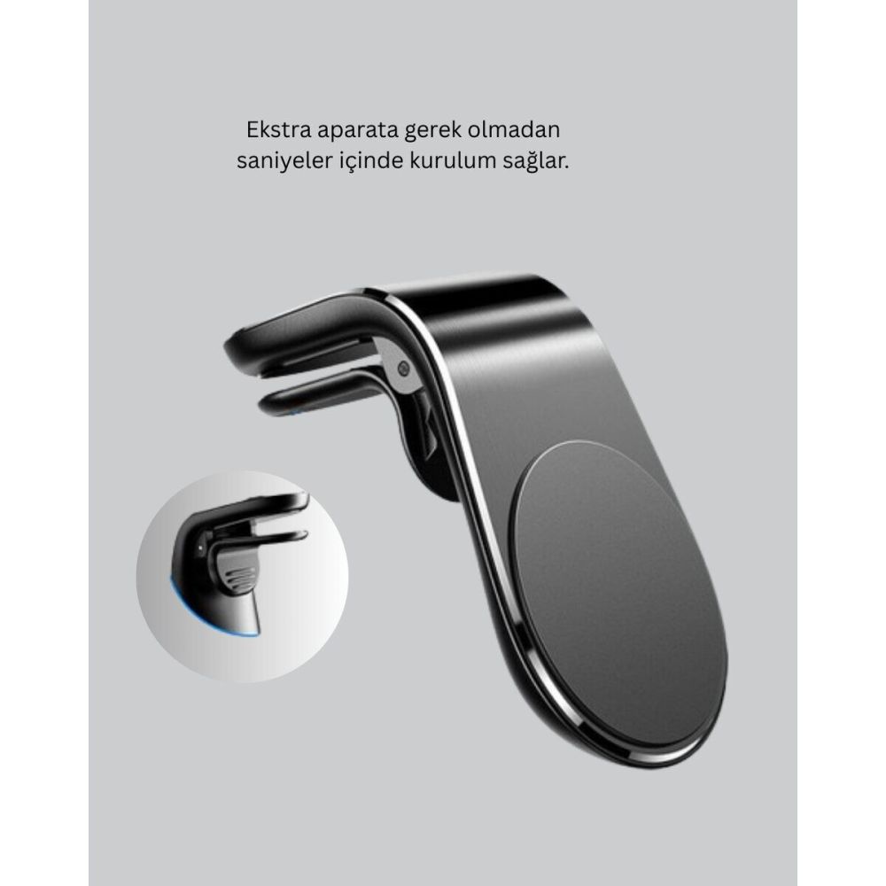 Kalorifer Izgaralı Manyetik Telefon Tutucu – Sarsıntı Geçirmez