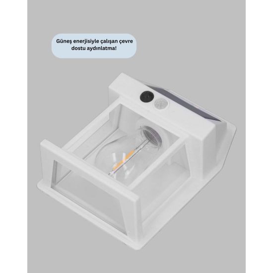 Sensörlü Solar Led Dış Duvar Aydınlatma