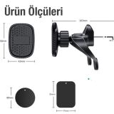 Ally Oto Araç Havalandırma Klima Bölmesi Manyetik Araç içi Telefon Tut