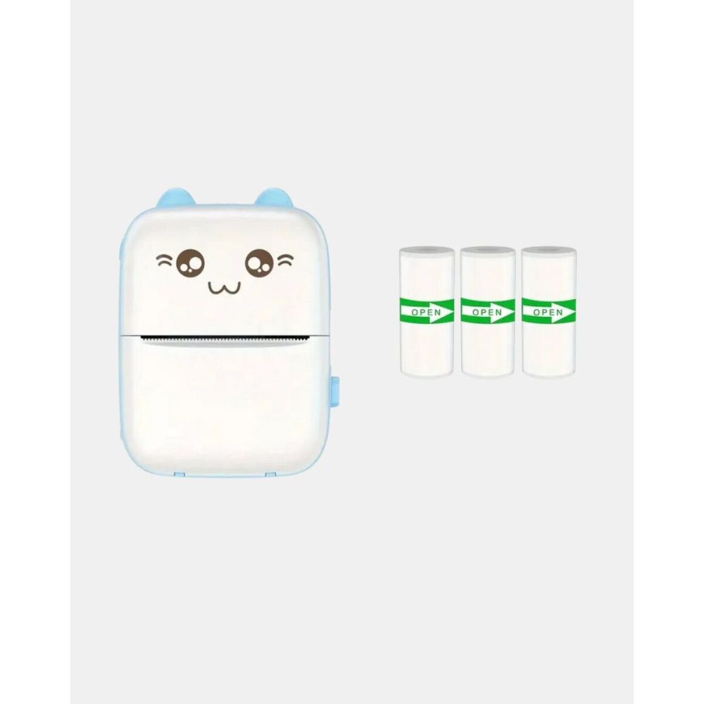 Taşınabilir Mini Termal Yazıcı 200 DPI Bluetooth Bağlantılı