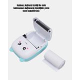 Mini Termal Yazıcı Kablosuz Taşınabilir Bluetooth Bağlantılı 200 DPI