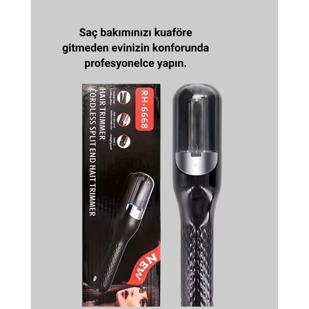 Profesyonel RH-6668 Şarjlı Elektrikli Saç Kesme ve Düzeltici Makine