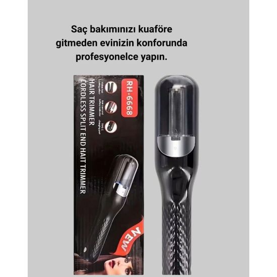 RH-6668 Taşınabilir Şarjlı Saç Kesme Makinesi Elektrikli Kişisel Bakım