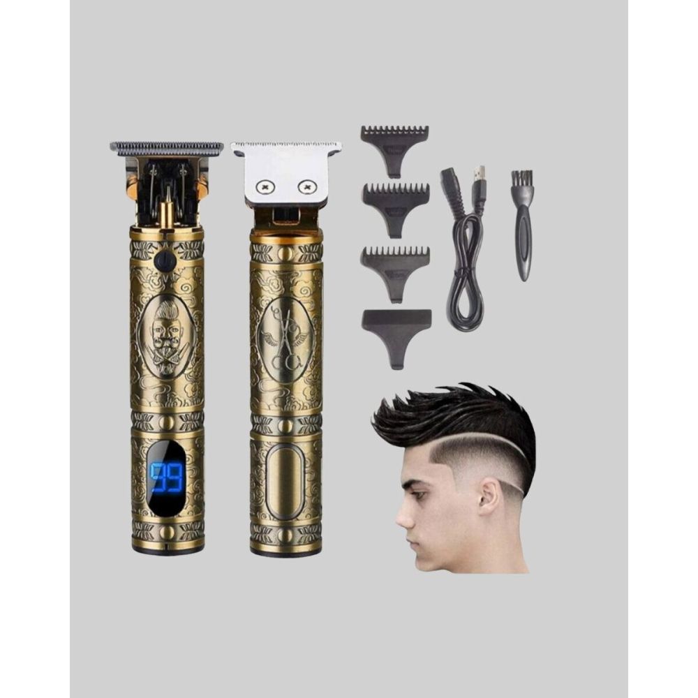 LCD Ekranlı Şarjlı Tıraş Makinesi Erkek Saç Sakal Kesme