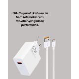 67W Hızlı Şarj Adaptörü ve Veri Aktarım Özellikli Type-C Kablo Seti
