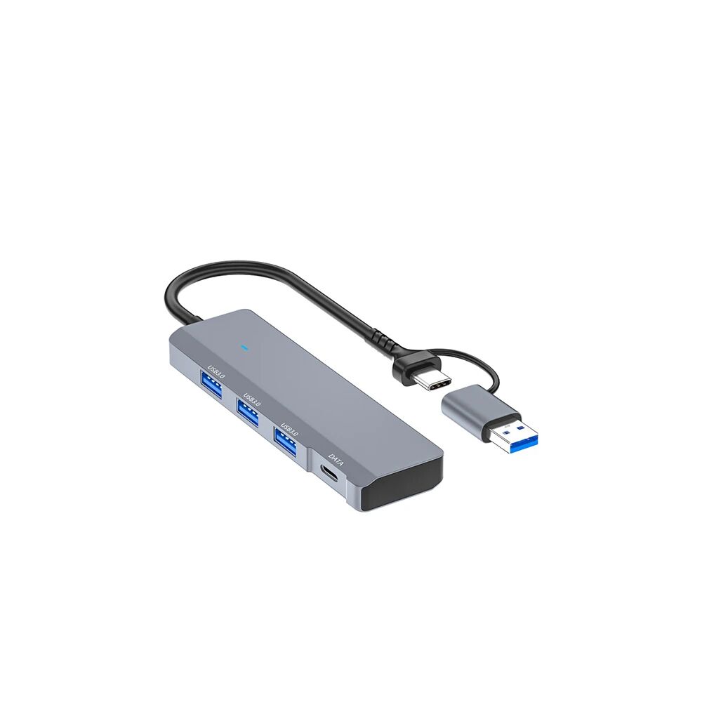 ALLY ADS-309D 4 Portlu USB+Type-C USB 3.0 Çoklayıcı Data HUB Adaptör