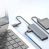 ALLY ADS-309D 4 Portlu USB+Type-C USB 3.0 Çoklayıcı Data HUB Adaptör
