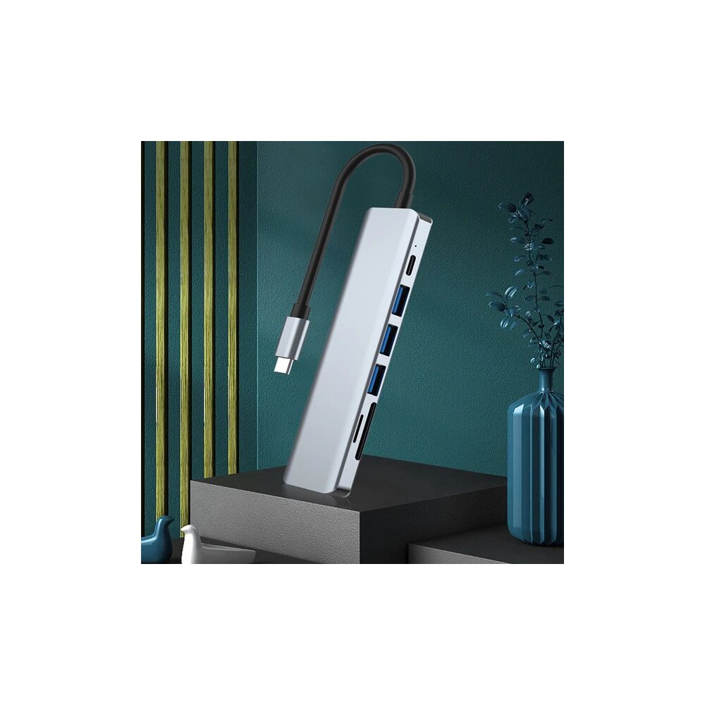 Ally 7in1 USB 3.1 HDMI 4K 30HZ 2K 1080P Type-C HUB Adaptör Dönüştürücü