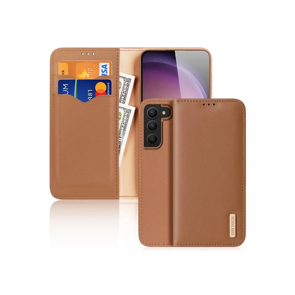 Dux Ducis SM Galaxy S23 Plus Kılıf Mıknatıslı Cüzdanlı Deri Kılıf Hivo