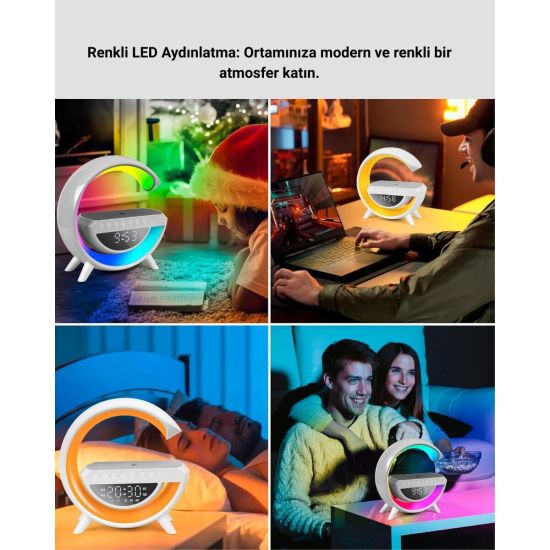 2025 Yeni Seri 15W Kablosuz Şarjlı LED Atmosfer Lambası
