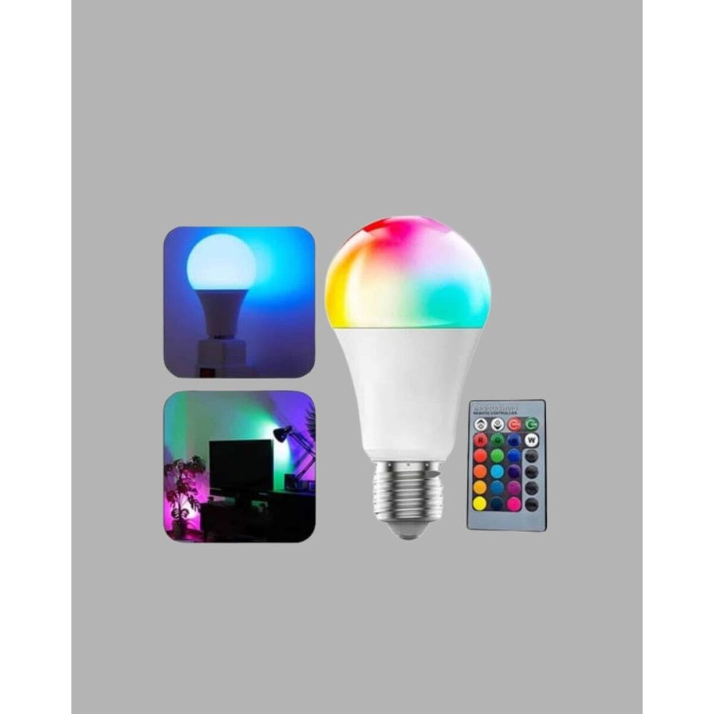 RGB Uzaktan Kumandalı LED Ampul 16 Renk Dekoratif Aydınlatma