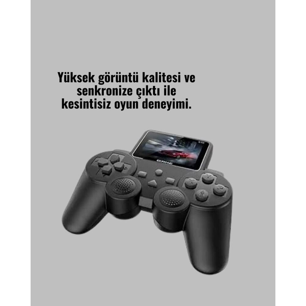 HDMI Destekli S10 Gamepad 520 Oyunlu TV’ye Bağlanabilir Atari 2025 Mod