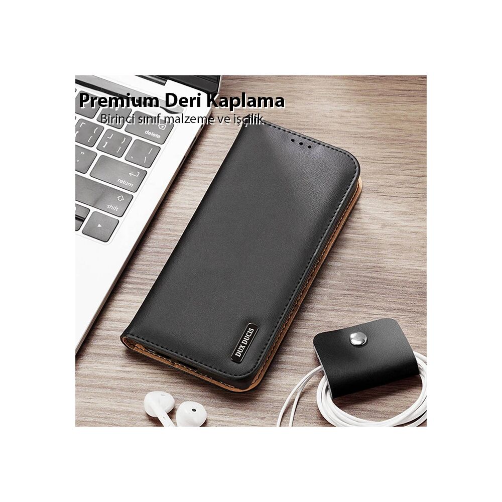Dux Ducis SM Galaxy S23 Kılıf Mıknatıslı Cüzdanlı Deri Kılıf Hivo Seri
