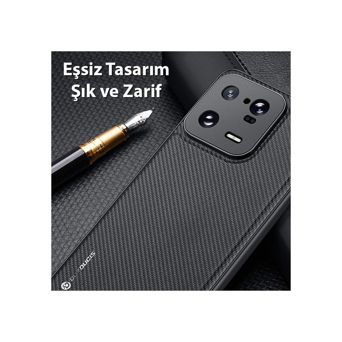 Dux Ducis Xiaomi 13 Pro Fino Serisi Premium Dokuma Silikon Kılıf