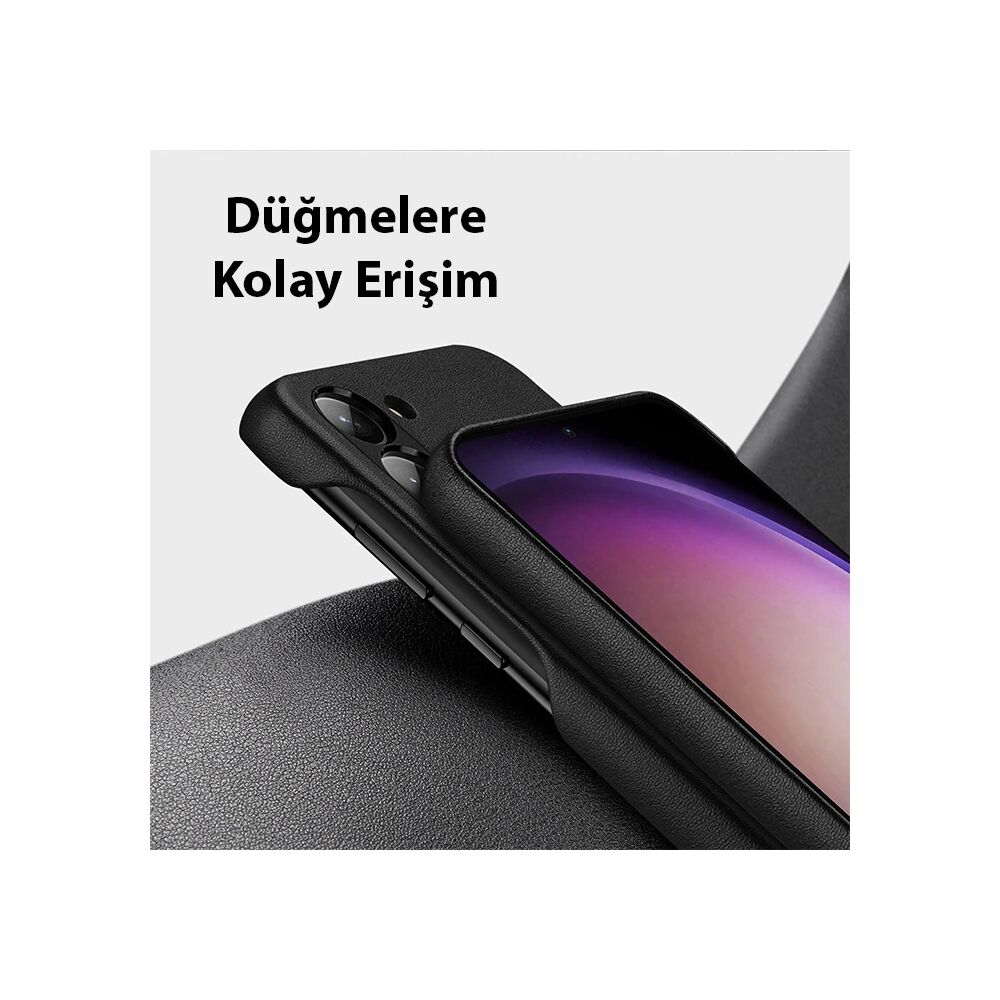 Dux Ducis SM Galaxy S23 Plus Grit Series PU Premium Kılıf