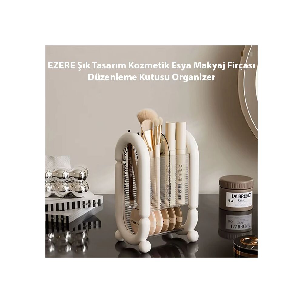 EZERE Şık Tasarım Kozmetik Eşya Makyaj Fırçası Düzenleme Kutusu Organi