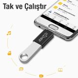 ALLY Dişi USB to Type-C OTG Çevirici Dönüştürücü Adaptör