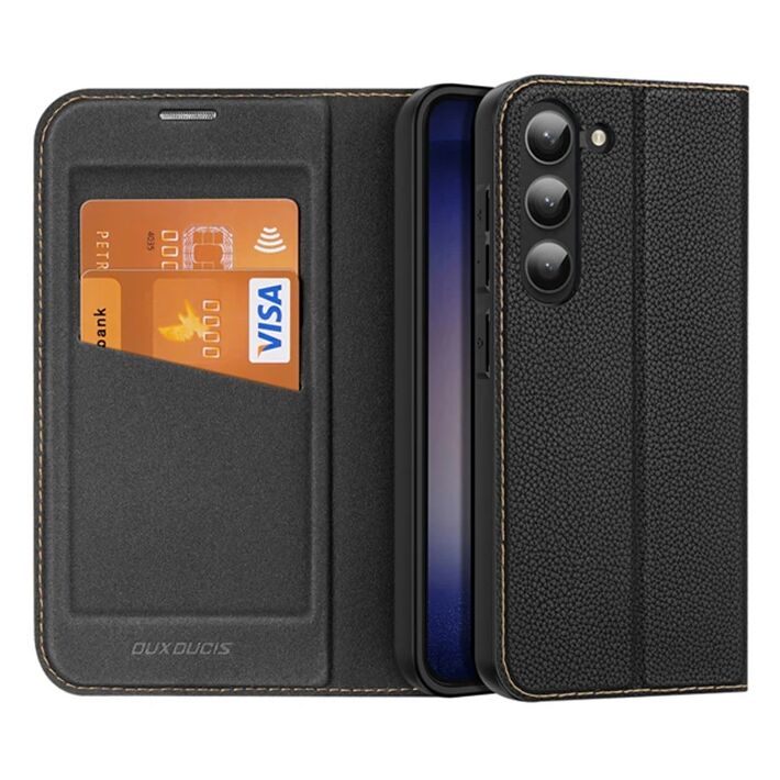 Dux Ducis SM Galaxy S23 Plus Kılıf Skin X2 Series Magnetic PU Deri Man