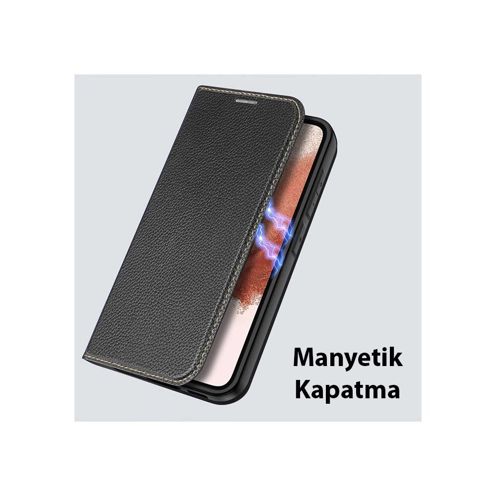 Dux Ducis SM Galaxy S23 Plus Kılıf Skin X2 Series Magnetic PU Deri Man