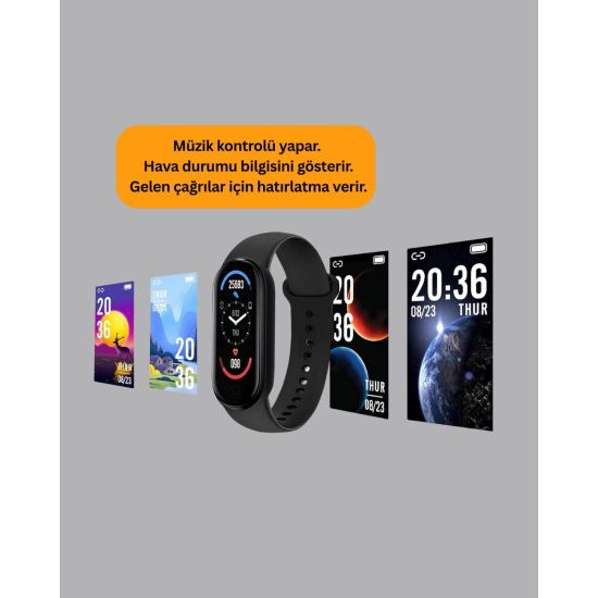 Akıllı Bileklik – Kalp Atışı Uyku Adımsayar ve Bildirim Takibi