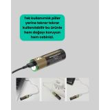 USB Type-C Girişli Şarjlı AA Lityum Pil | 1.5V Sabit Çıkış | 3200mWh (