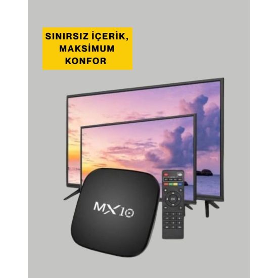 4K UHD Android Medya Oynatıcı 8 GB Hafıza 2 GB RAM Wi-Fi Destekli