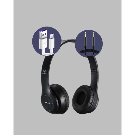 Katlanabilir Tasarımlı Bluetooth 5.0 Kulaklık | Eller Serbest Arama ve