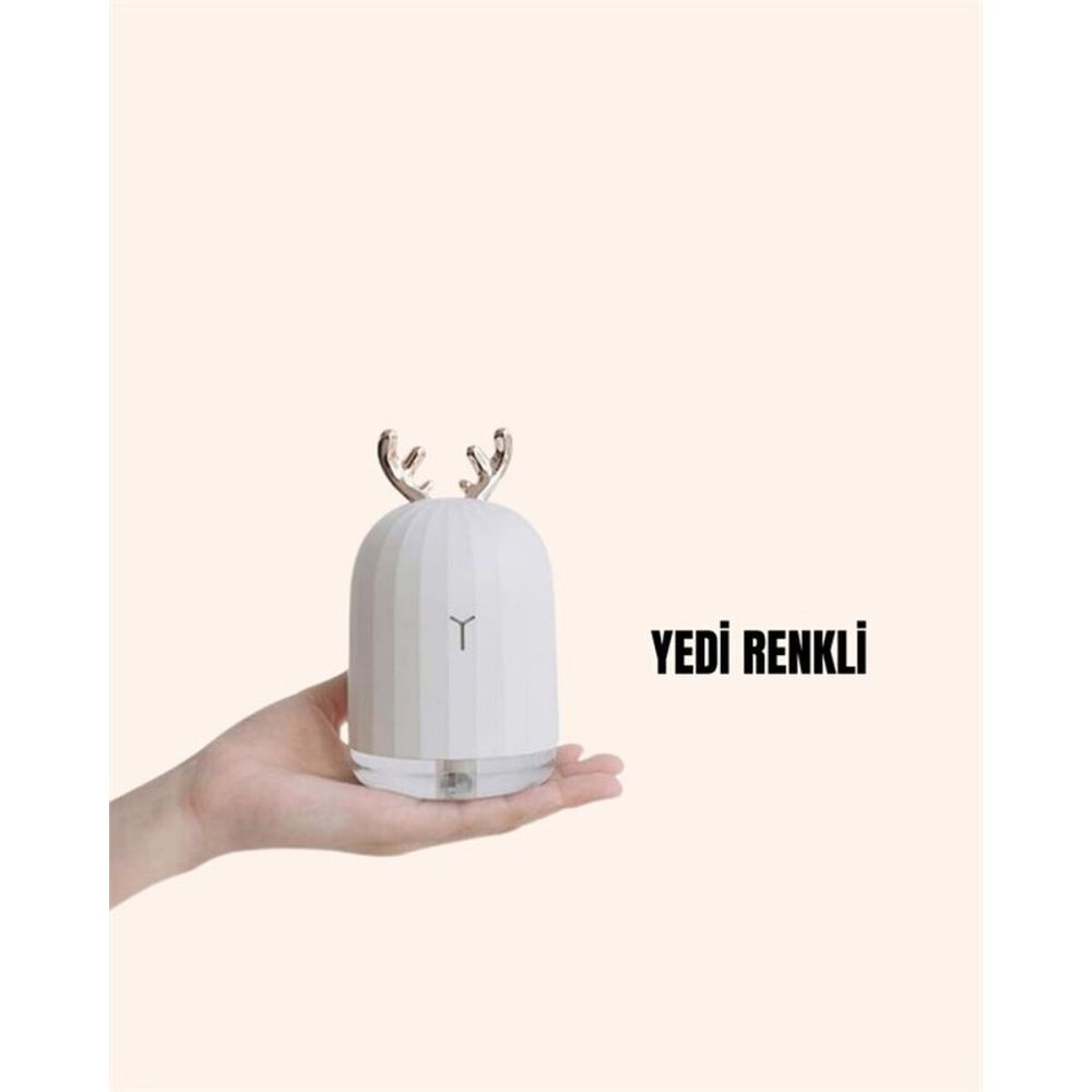 USB Şarjlı Mini USB Nemlendirici LED Işıklı Masaüstü Cihaz