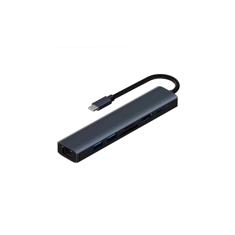 ALLY BYL-2303 7 IN 1 Type-c To USB + Type-c + Ethernet + Kart Okuyucu 