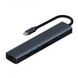 ALLY BYL-2303 7 IN 1 Type-c To USB + Type-c + Ethernet + Kart Okuyucu 
