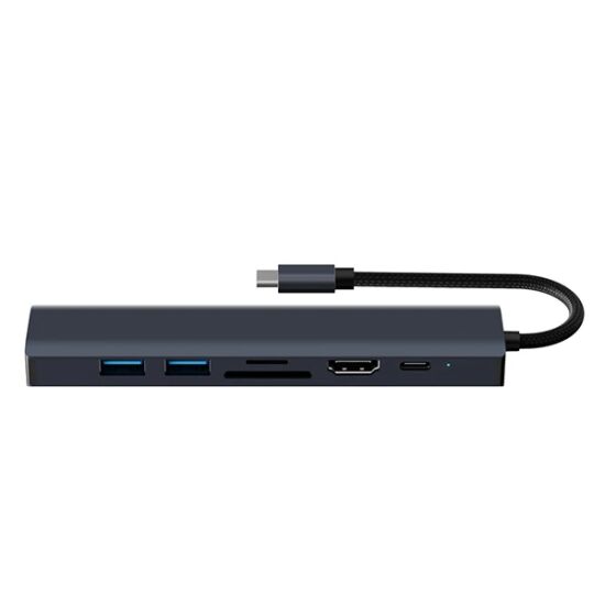 ALLY BYL-2303 7 IN 1 Type-c To USB + Type-c + Ethernet + Kart Okuyucu 