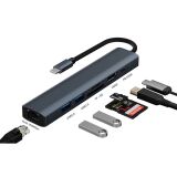 ALLY BYL-2303 7 IN 1 Type-c To USB + Type-c + Ethernet + Kart Okuyucu 