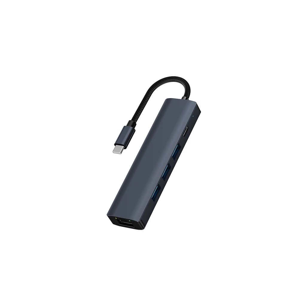 ALLY BYL-2302 5 IN 1 Type-c To USB + Type-c + Ethernet Dönüştürücü Çoğ