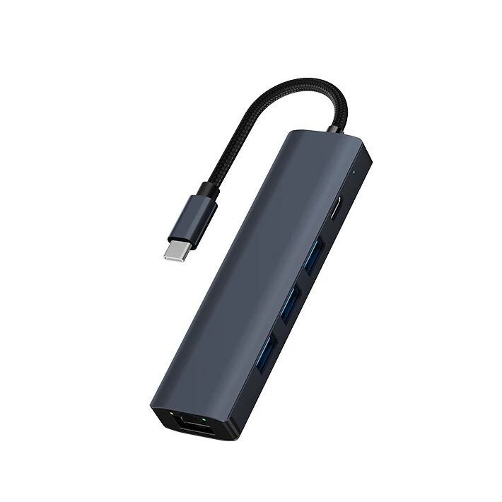 ALLY BYL-2302 5 IN 1 Type-c To USB + Type-c + Ethernet Dönüştürücü Çoğ